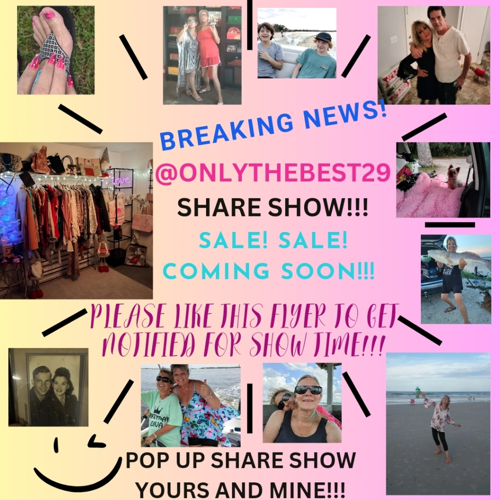 Please like to be notified of my next show!🙂💕